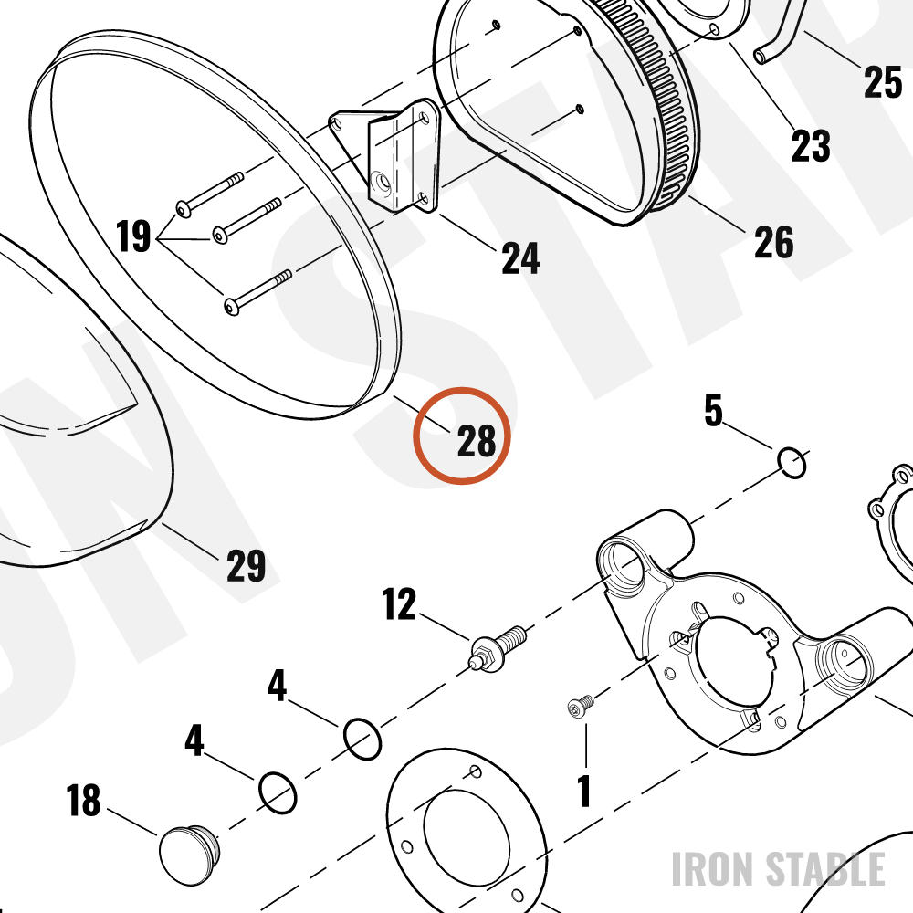 Harley-Davidson Seal, A-C Cover