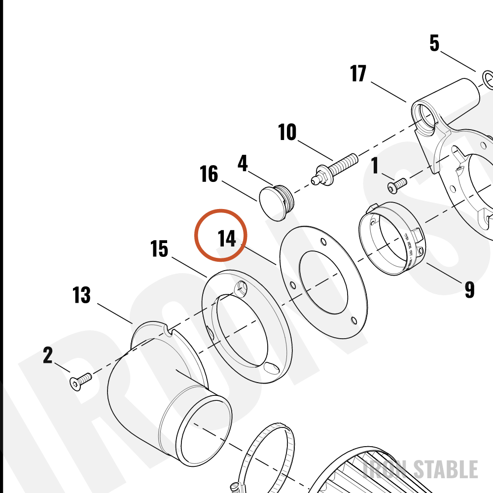 Harley-Davidson Gasket, Backplate/Tube