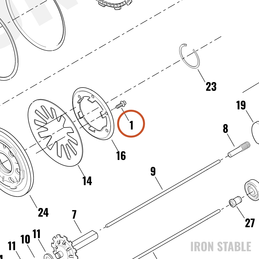 Harley-Davidson Screw-Flange
