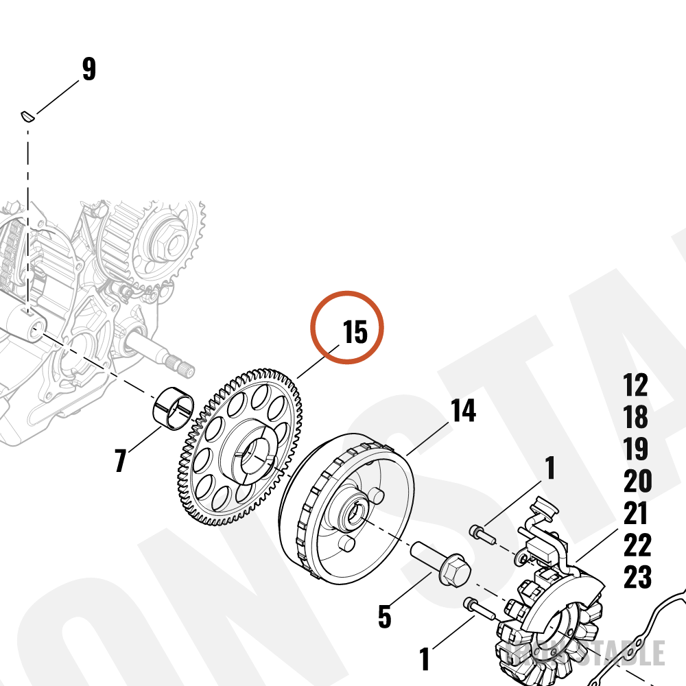 Harley-Davidson Gear, Starter Clutch