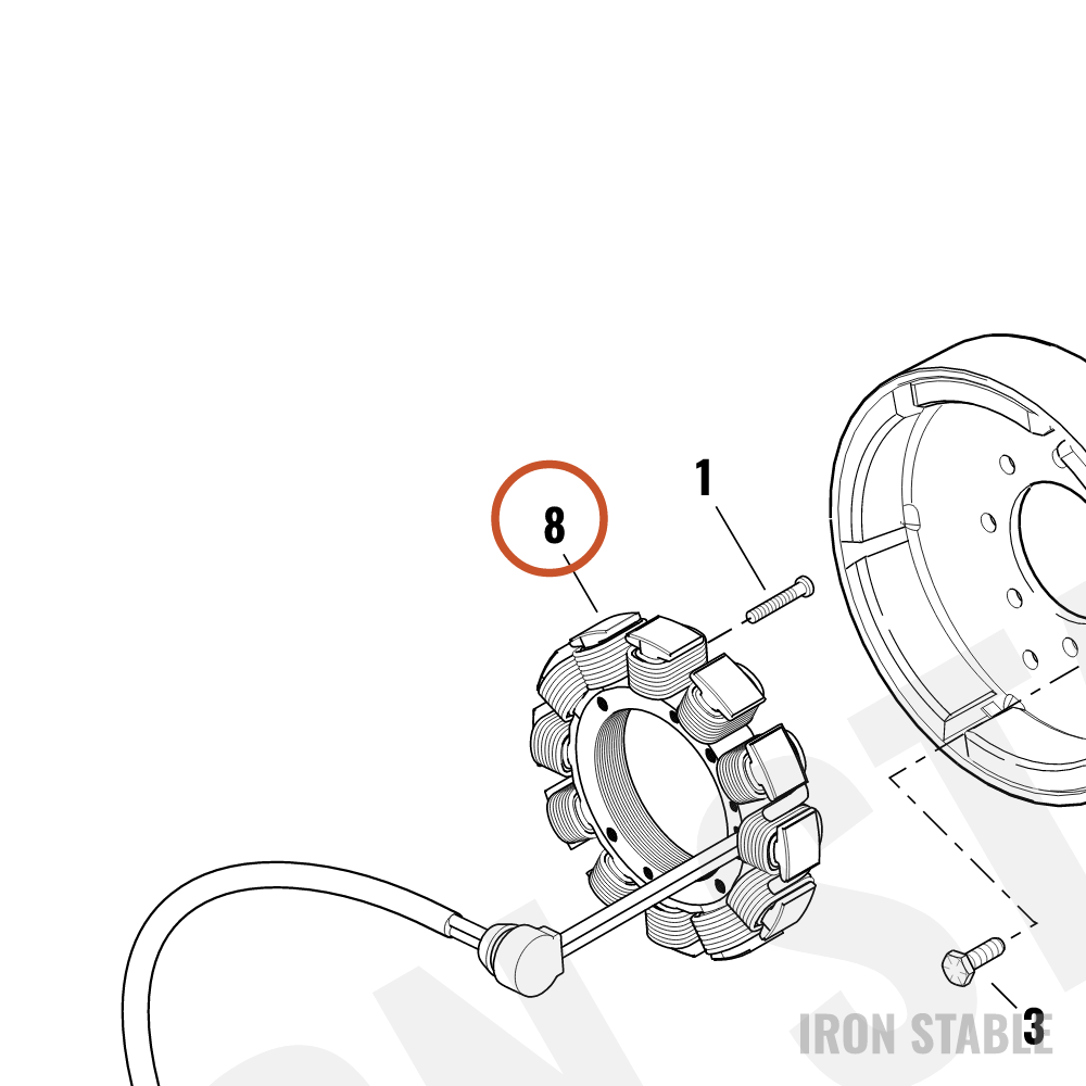 Harley-Davidson Stator Assembly