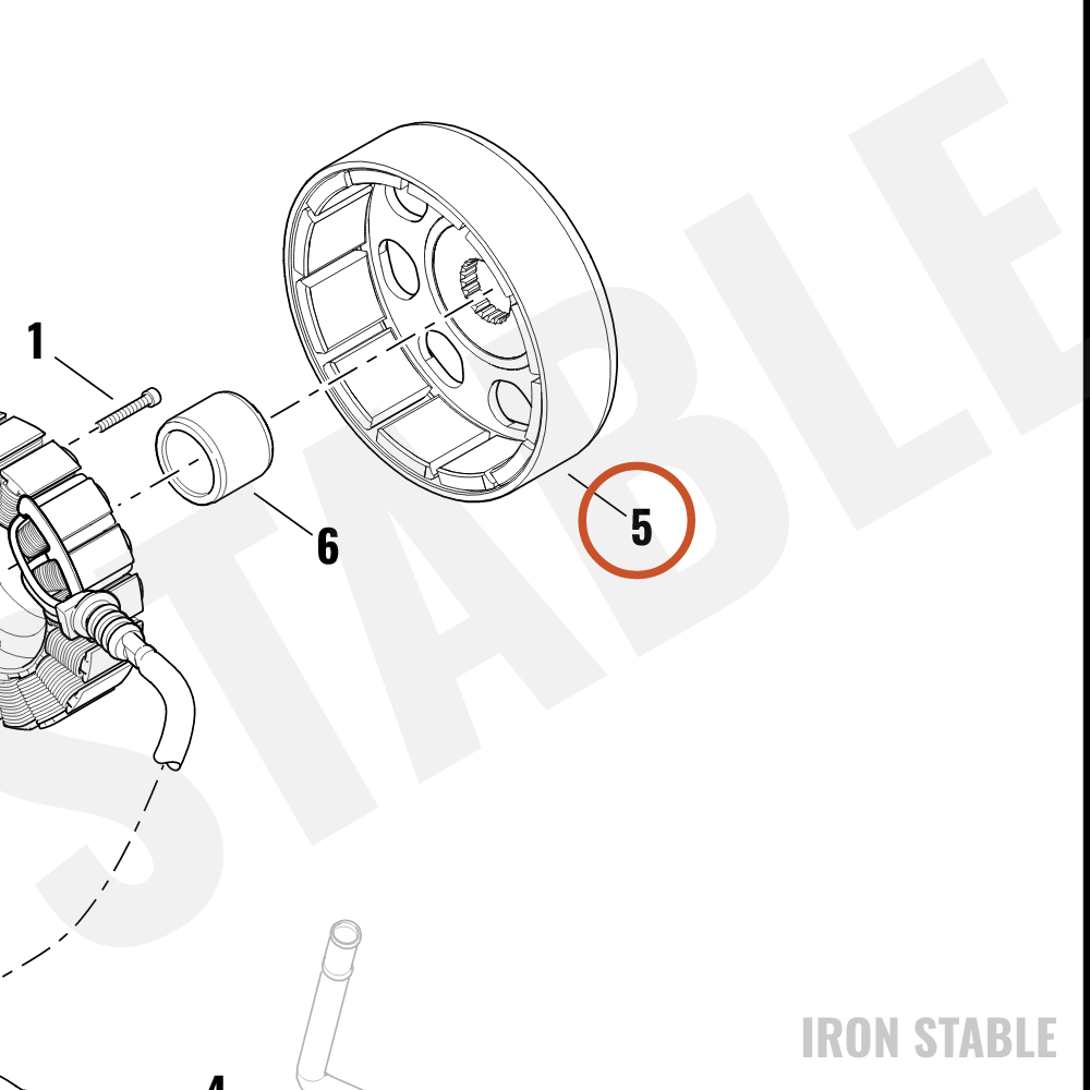 Harley-Davidson Charging Rtr Assembly, Rtr, Assembly