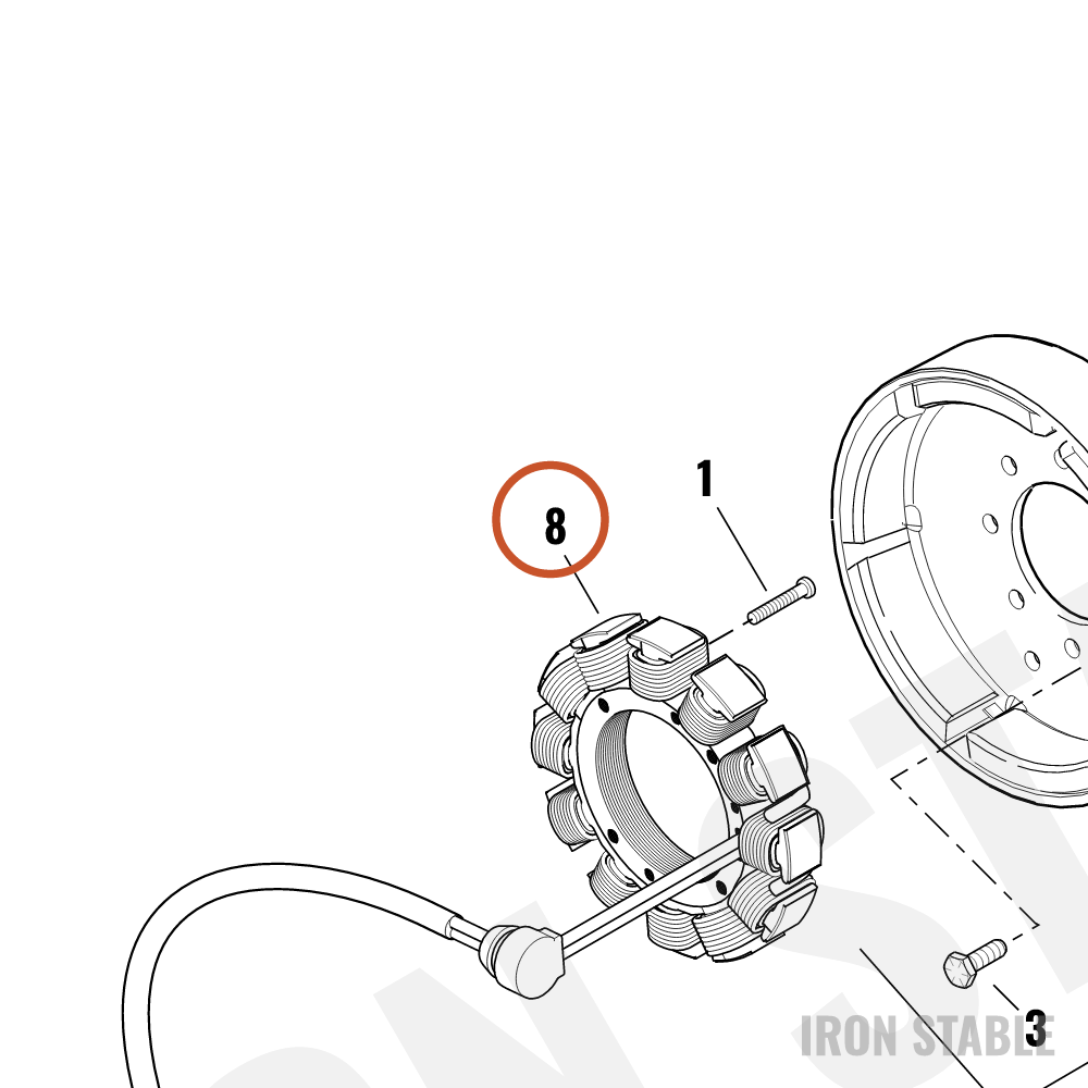 Harley-Davidson Kit, Chrg, Stator