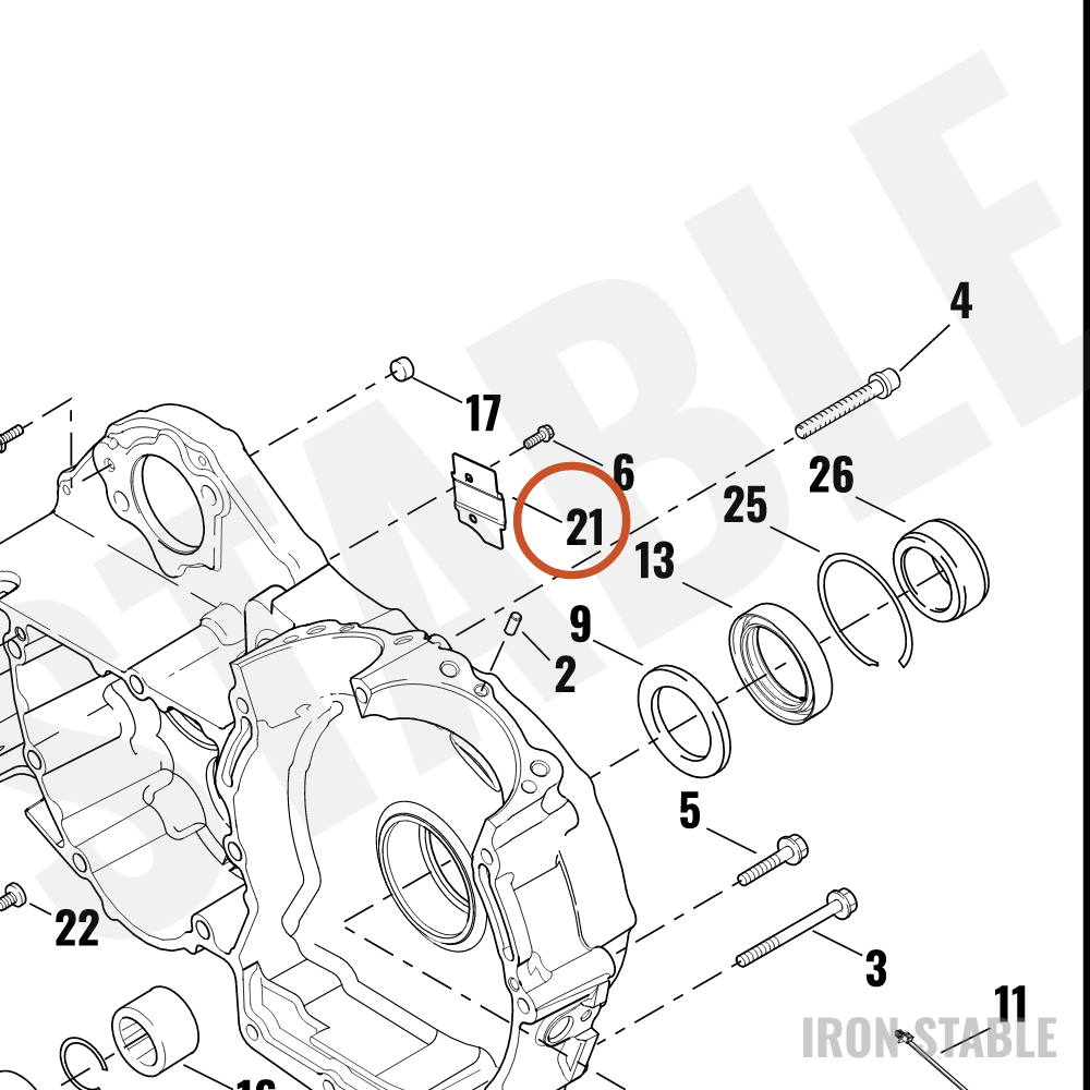 Harley-Davidson Cover, Stator Wire