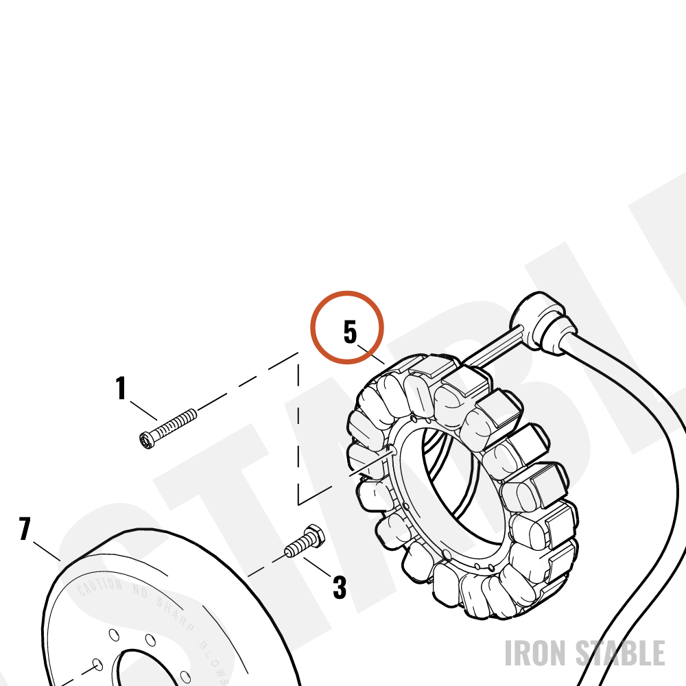 Harley-Davidson Stator Assembly, 30 Amp