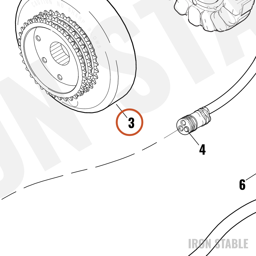 Harley-Davidson Rotor Sprkt Assembly