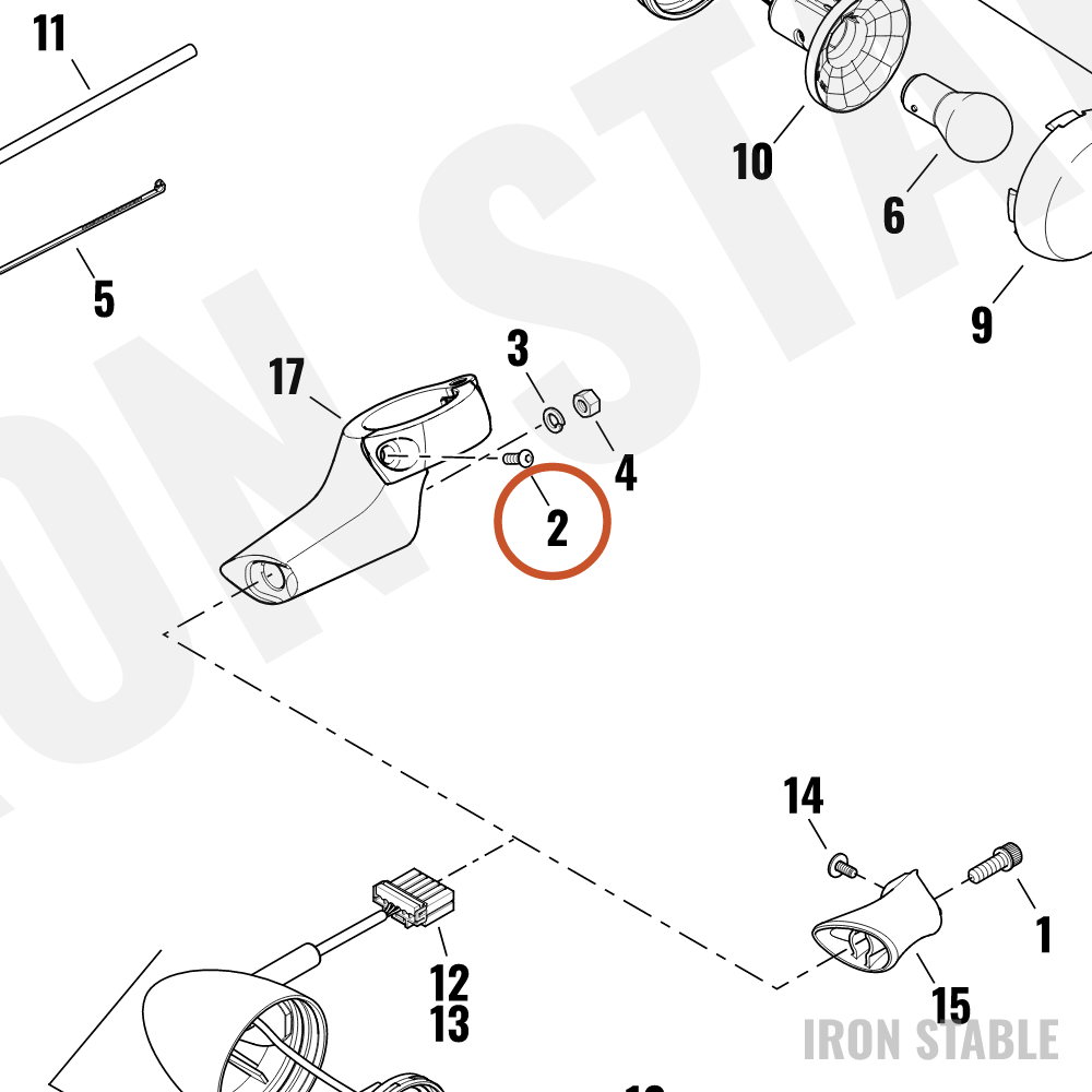Harley-Davidson Screw, Hex Socket Button Head