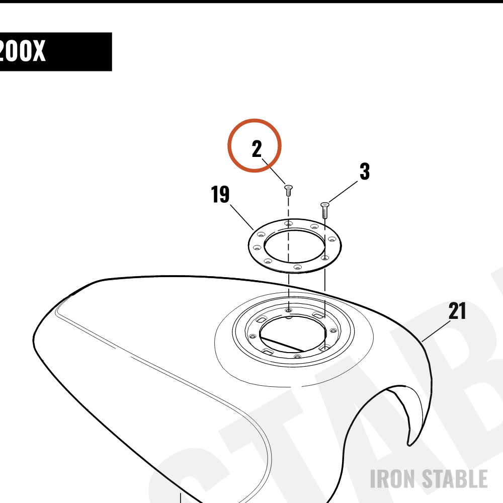 Harley-Davidson Screw, Mach, Flat, Hex Sckt Hd