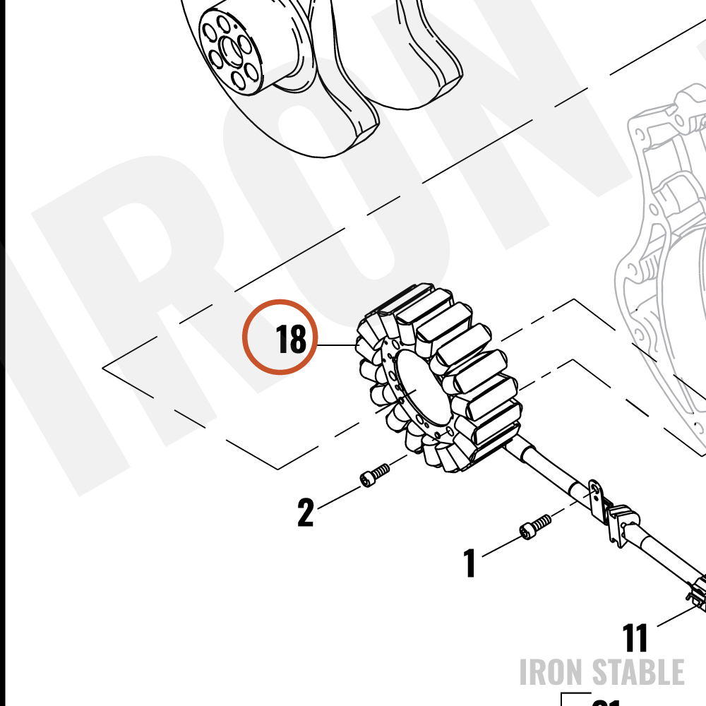 Harley-Davidson Stator Assembly, X