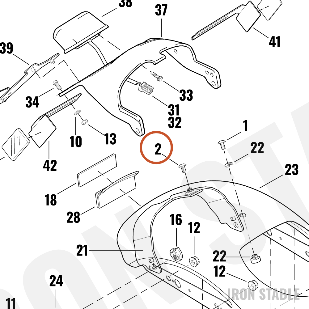 Harley-Davidson Screw, Sems, Truss Hd, X-Recess/S