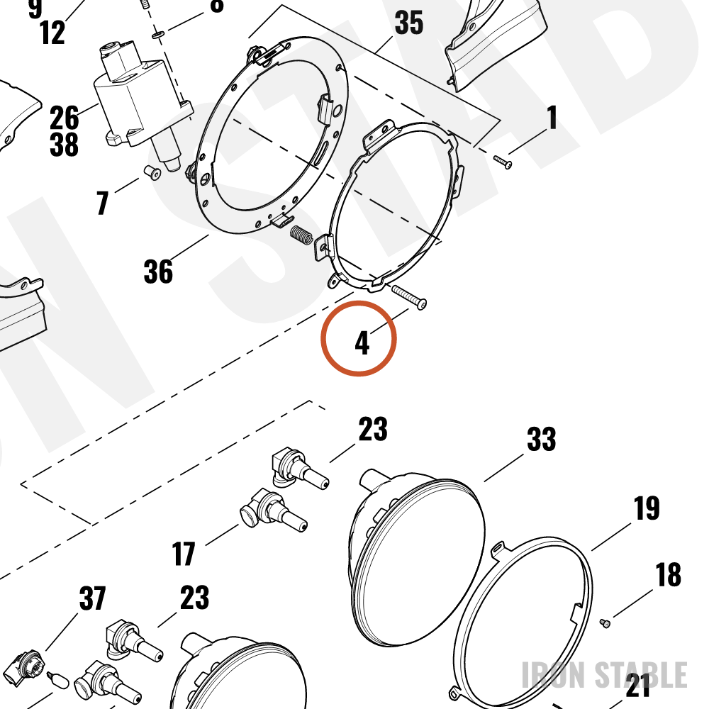 Harley-Davidson Screw, Btn, Hex Sckt