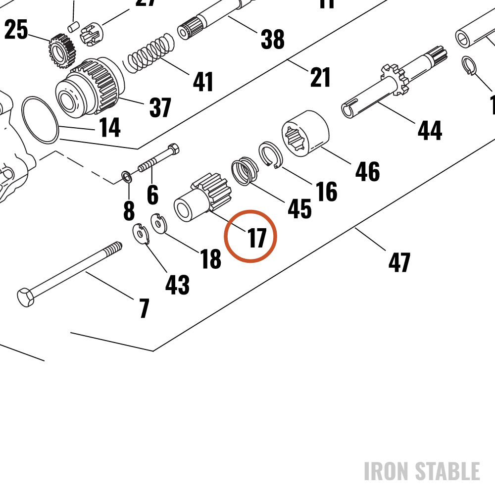Harley-Davidson Pinion Gear