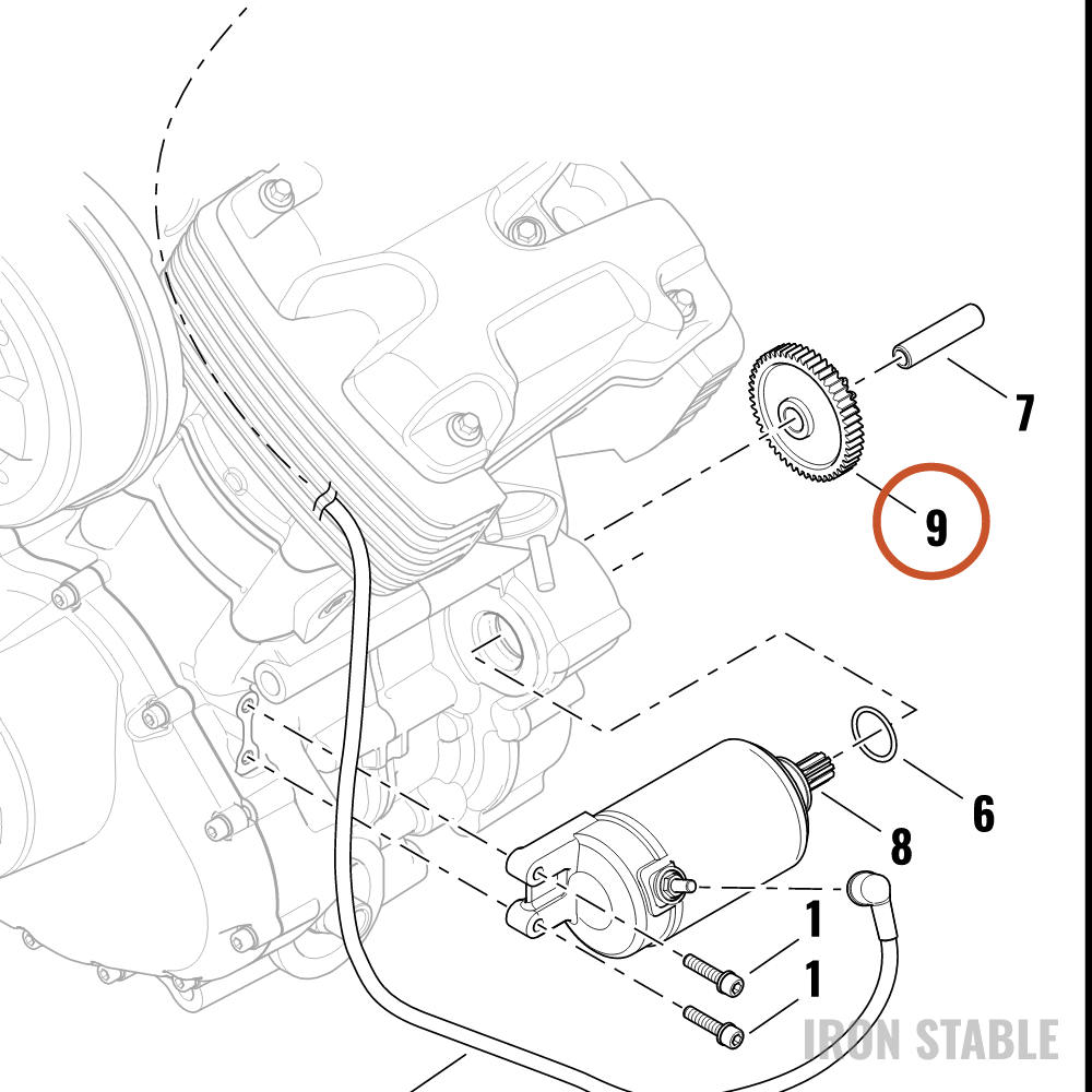 Harley-Davidson Gear Assembly, Starter Clutch