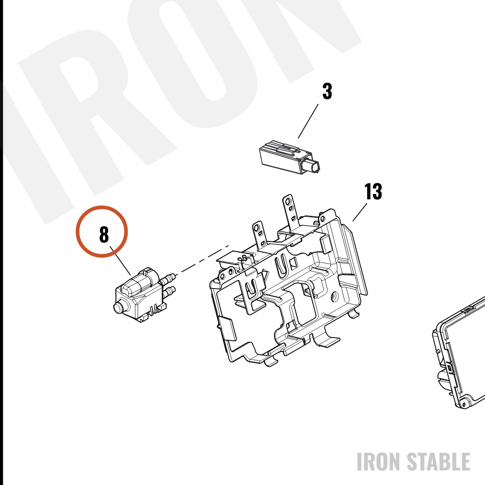 Harley-Davidson Solenoid, Start, Purge Valve