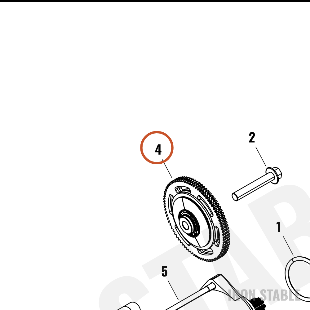 Harley-Davidson Clutch, Start Frict, Assembly