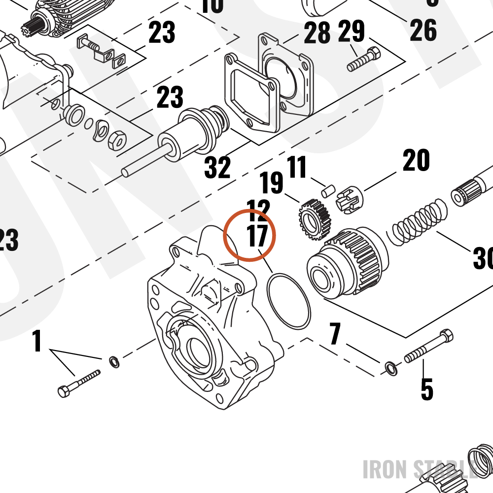 Harley-Davidson Starter Clutch Kit, Fxd-Fxr, S