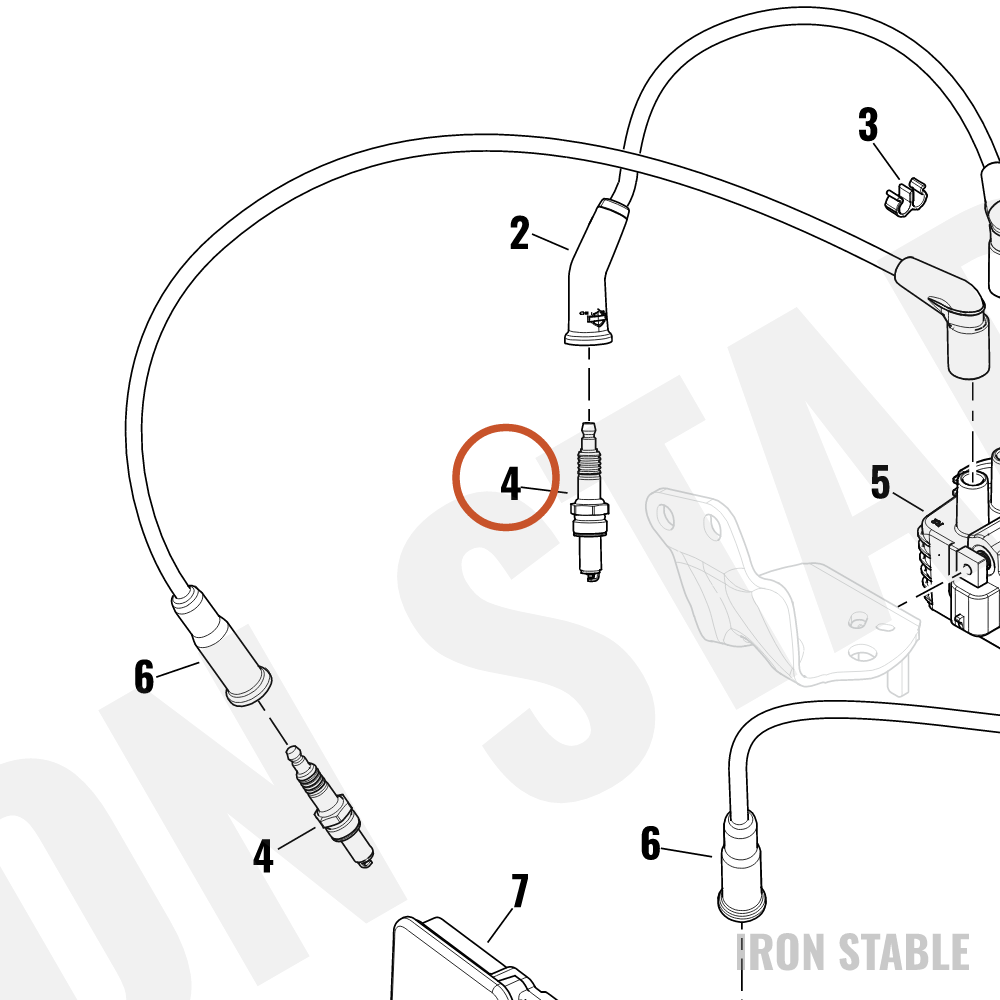 Harley-Davidson Spark Plug, X