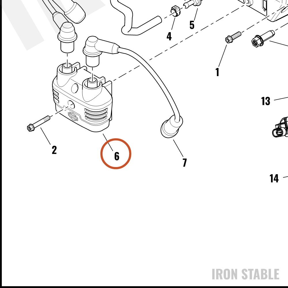 Harley-Davidson Coil, Ign, Dual