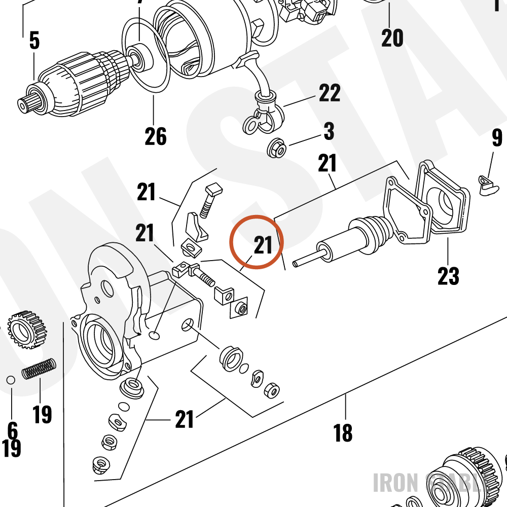 Harley-Davidson Solenoid Repair Kit