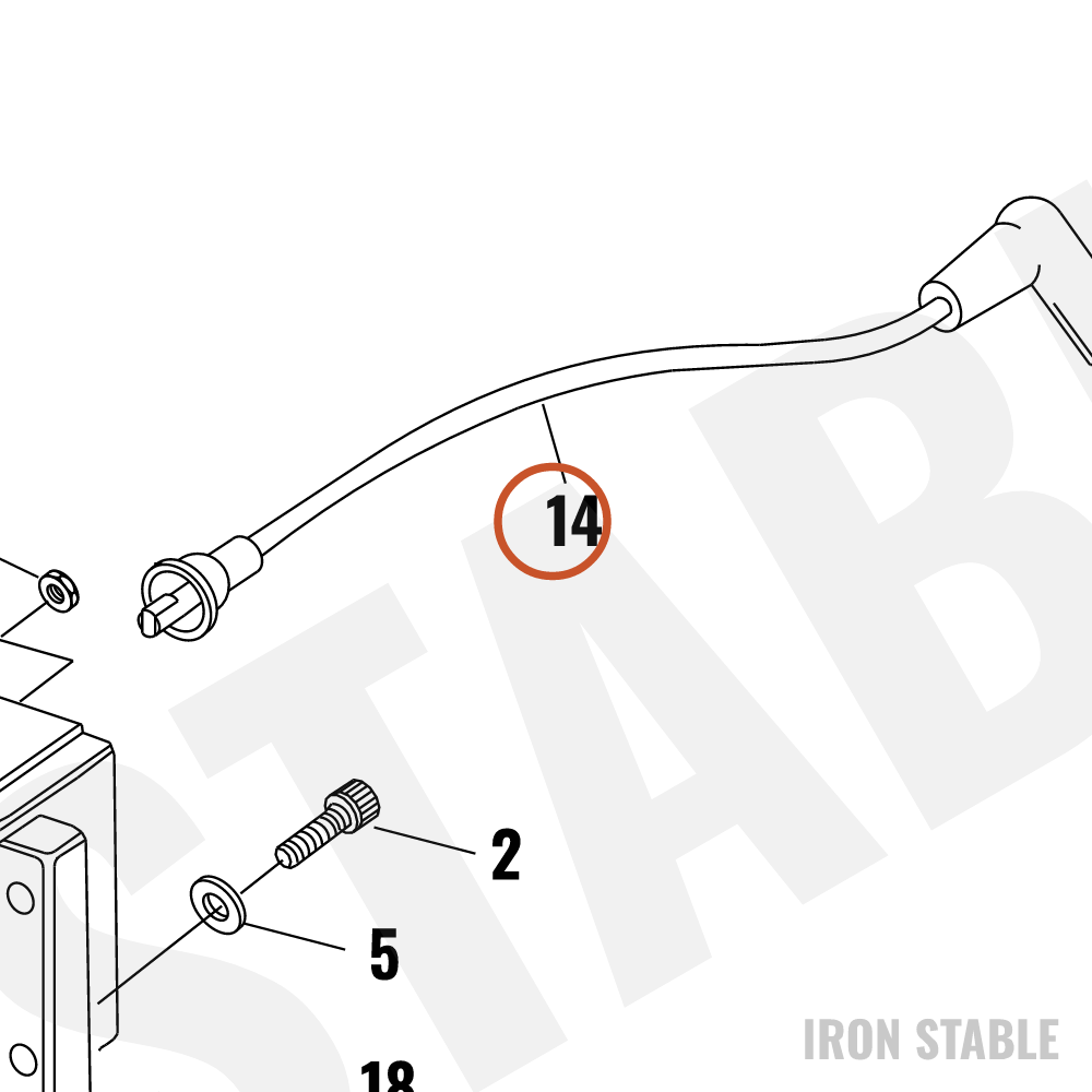 Harley-Davidson Spark Plug Cable Assembly