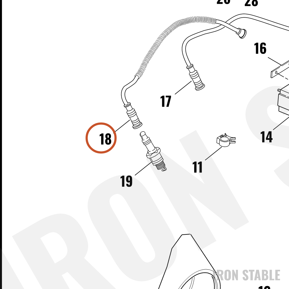 Harley-Davidson Spark Plug Cable Assembly