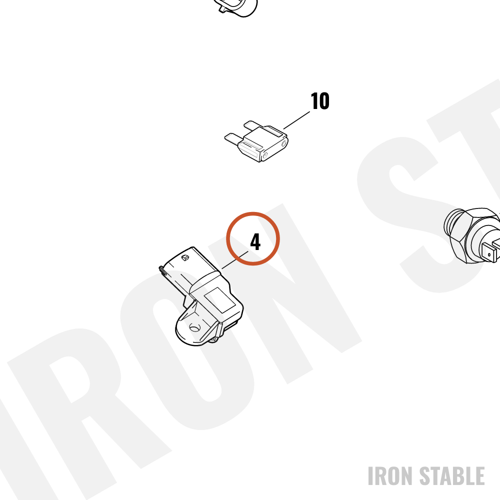 Harley-Davidson Sensor, Temp Manif Abs Press(Tm