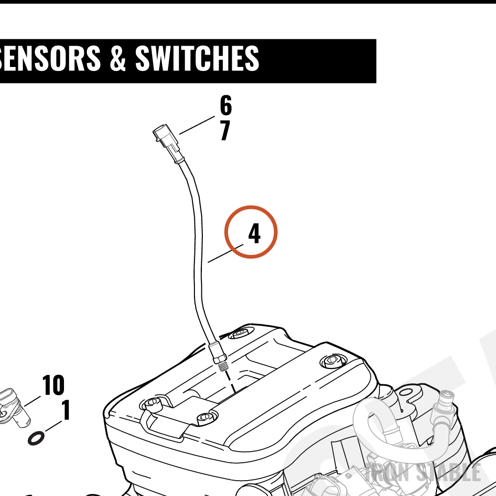 Harley-Davidson Sensor, Eng Temp(Ets)