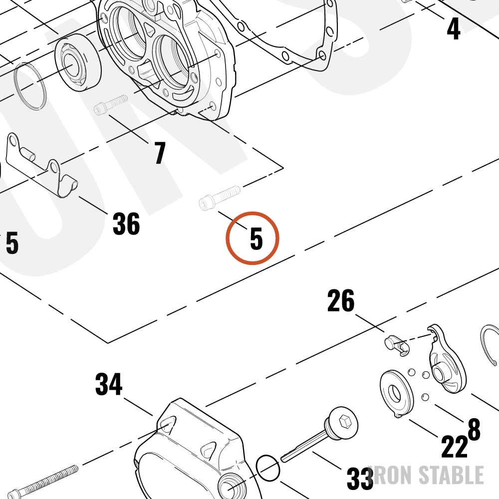 Harley-Davidson Screw, Hex Sckt, Sems