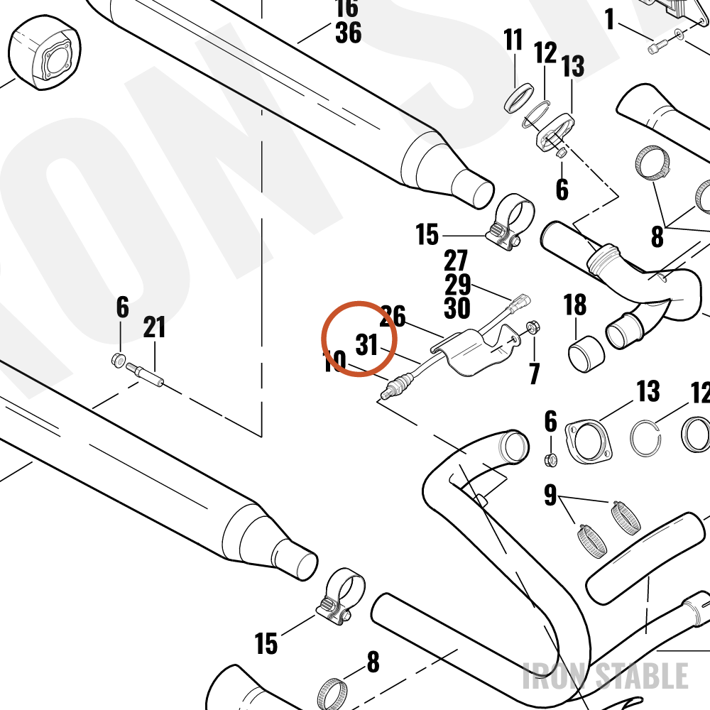 Harley-Davidson Sensor, Chem/Gas, X