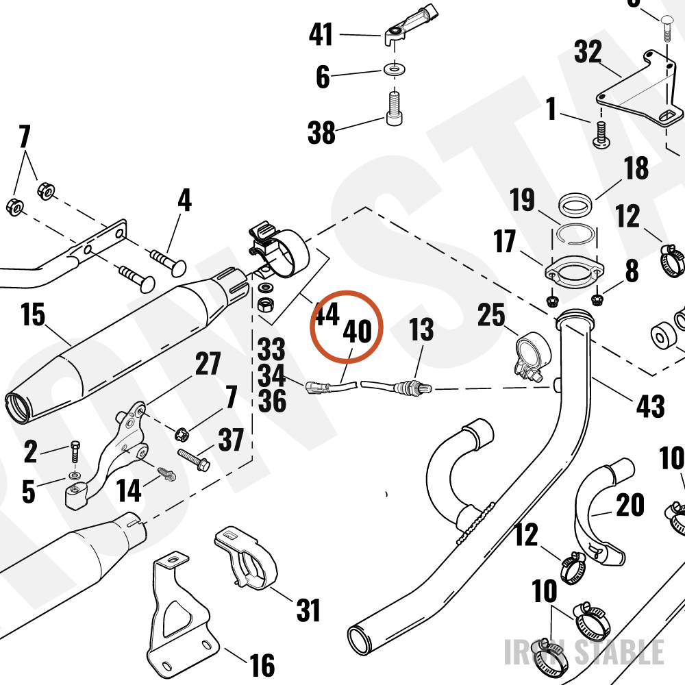 Harley-Davidson Sensor, Chem/Gas, X