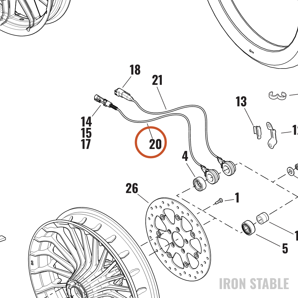 Harley-Davidson Sensor, Prox, X