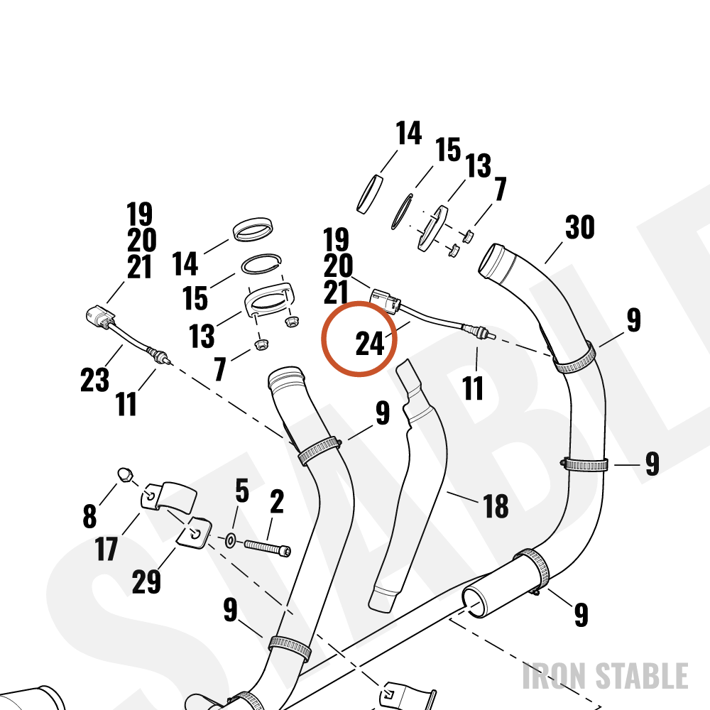 Harley-Davidson Sensor, Chem/Gas, X