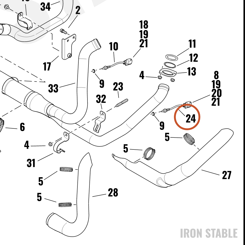 Harley-Davidson Sensor, Chem/Gas, X