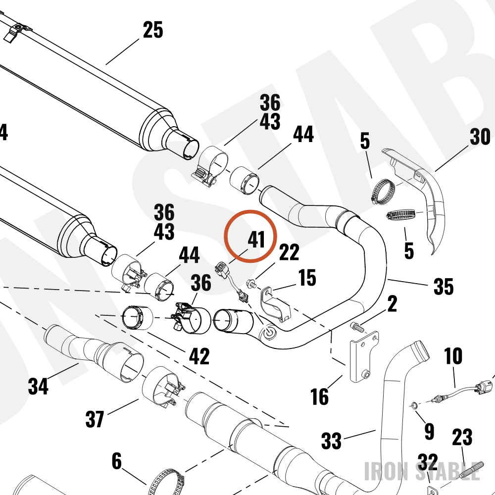 Harley-Davidson Sensor, Chem/Gas, Oxygen, O2, Htd