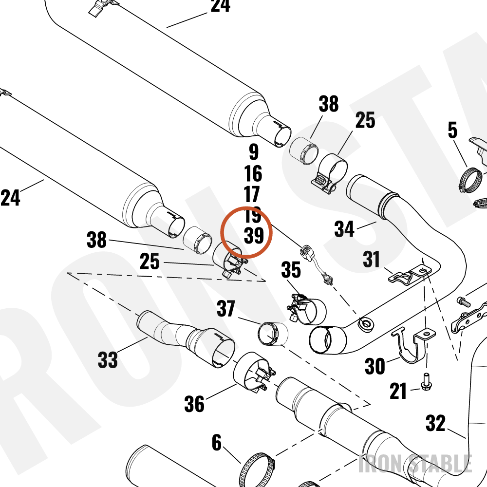 Harley-Davidson Sensor, Chem/Gas, Oxygen, O2, Htd