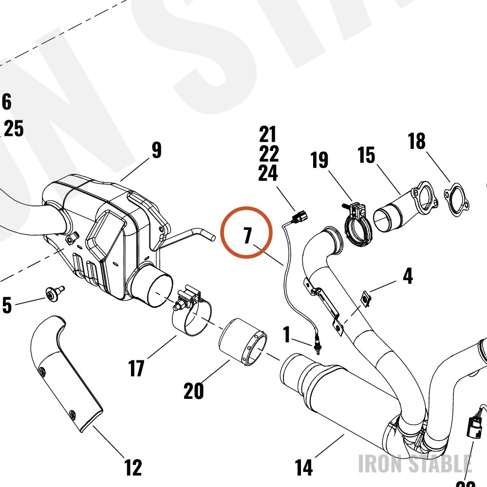 Harley-Davidson Sensor, Chem/Gas, Oxygen, O2, Htd