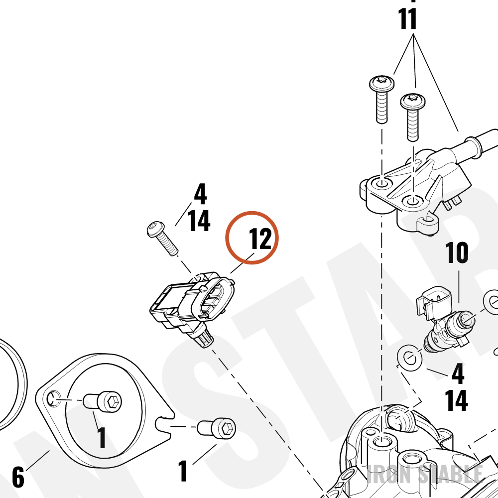 Harley-Davidson Sensor, Temp, Tmap