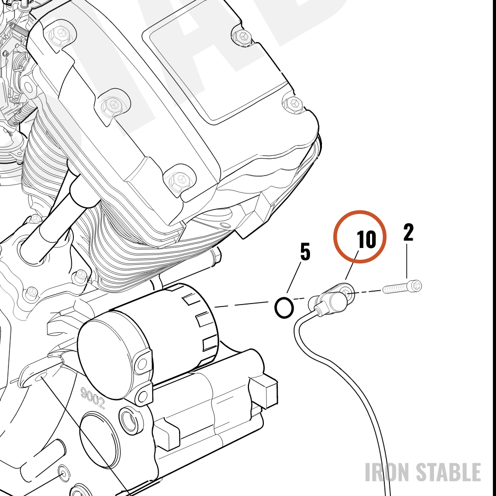 Harley-Davidson Sensor, Crank Pos (Ckp)