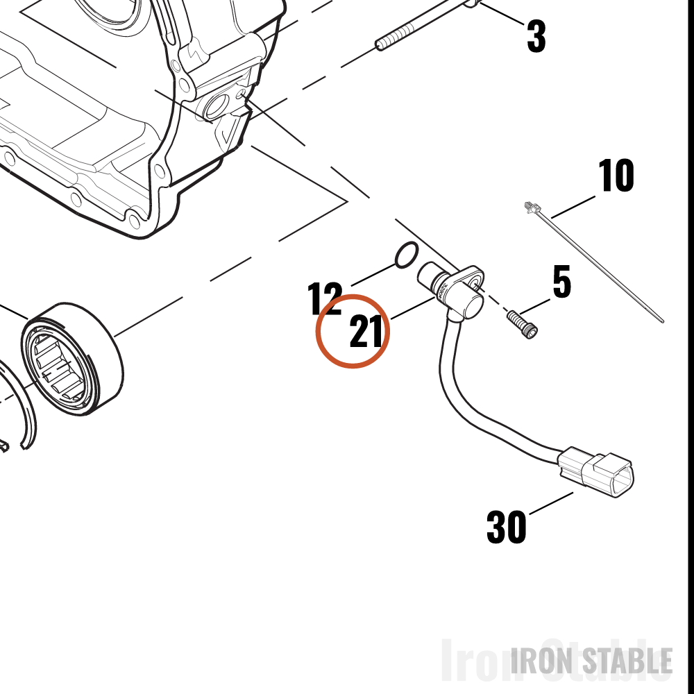 Harley-Davidson Sensor, Crank Pos(Ckp)