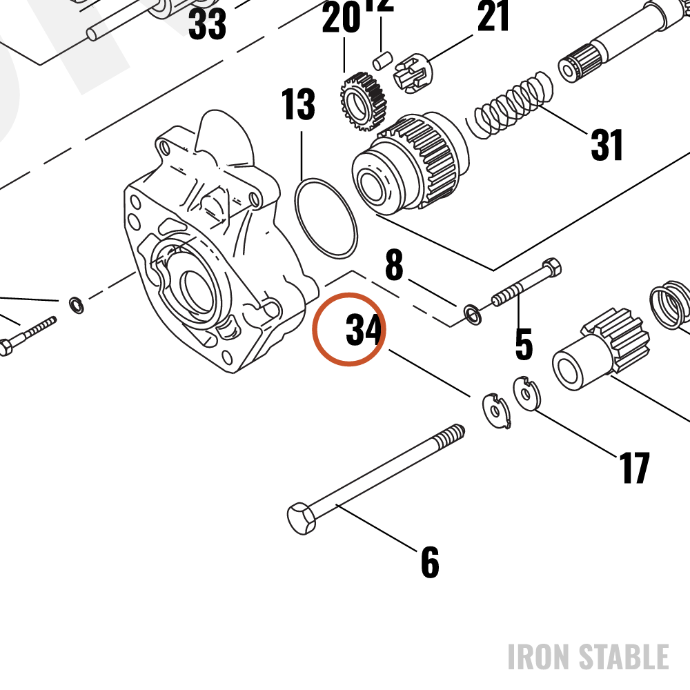 Harley-Davidson Lock Plate