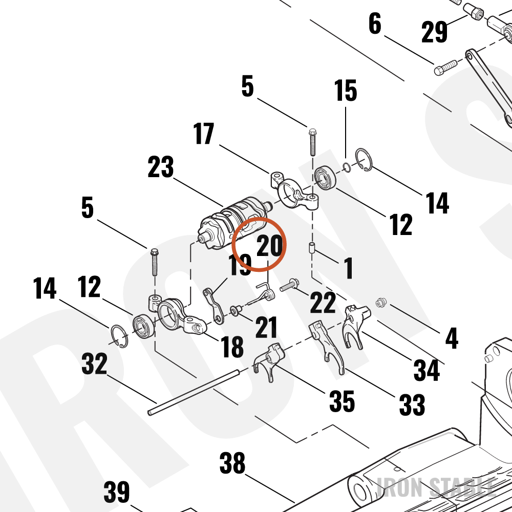Harley-Davidson Spring, Detent Arm