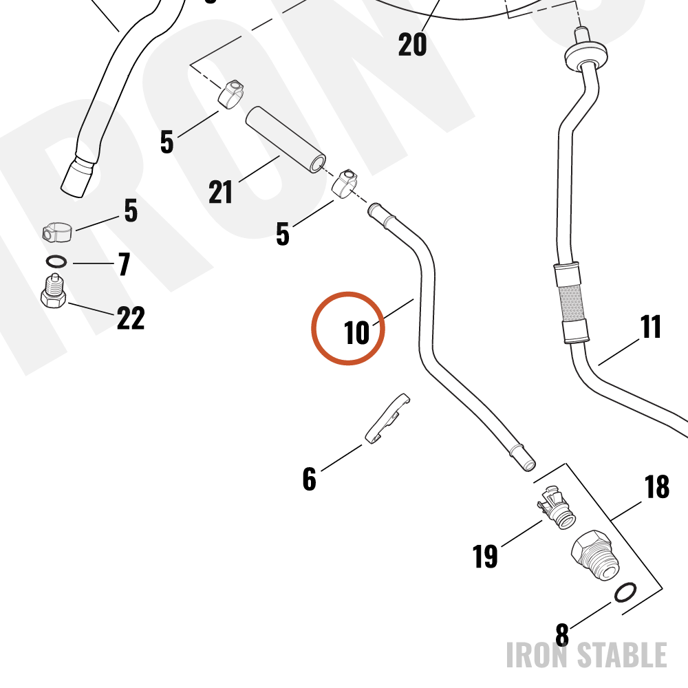 Harley-Davidson Feed, Oil Line