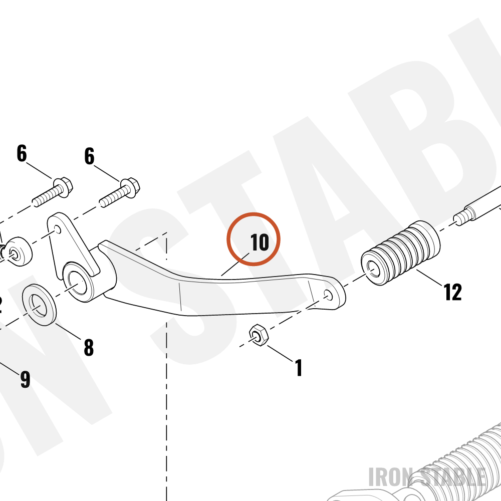 Harley-Davidson Weldment-Shift Pedal Assembly