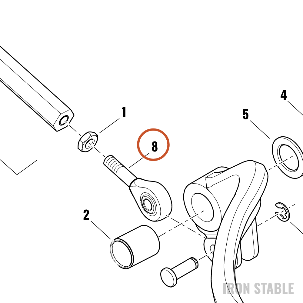 Harley-Davidson Shift Lvr Rod End