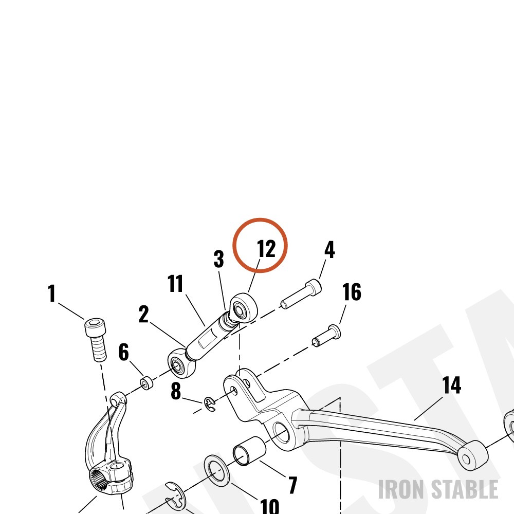Harley-Davidson Rod End, Shf Lkge