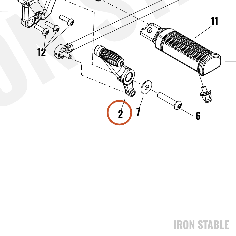 Harley-Davidson Sub-Assembly, Shf Lvr, Rdr