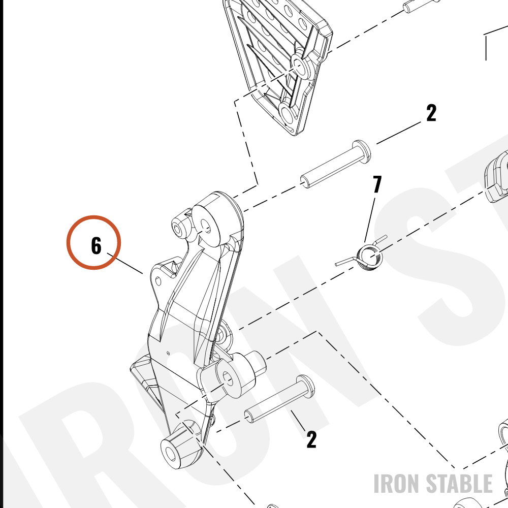 Harley-Davidson Sub-Assembly, Shf Lvr, Rdr, Bracket