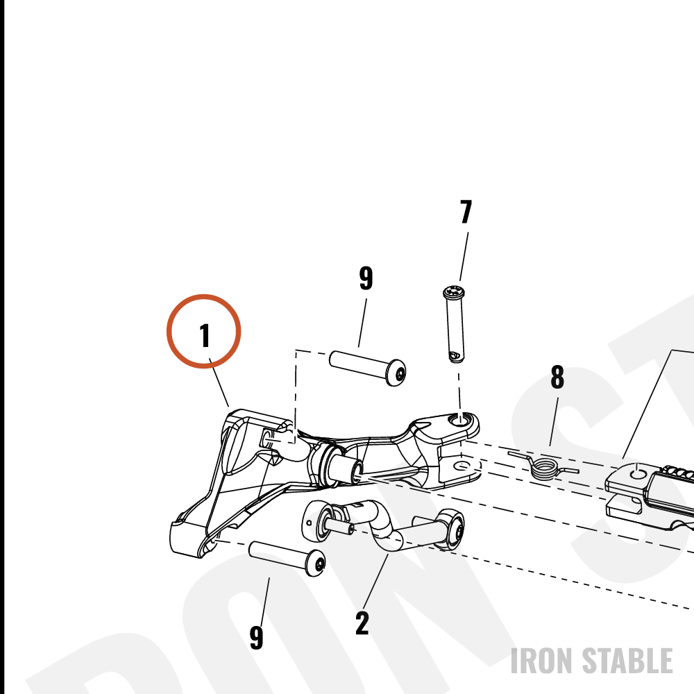 Harley-Davidson Sub-Assembly, Shf Lvr, Rdr, Bracket