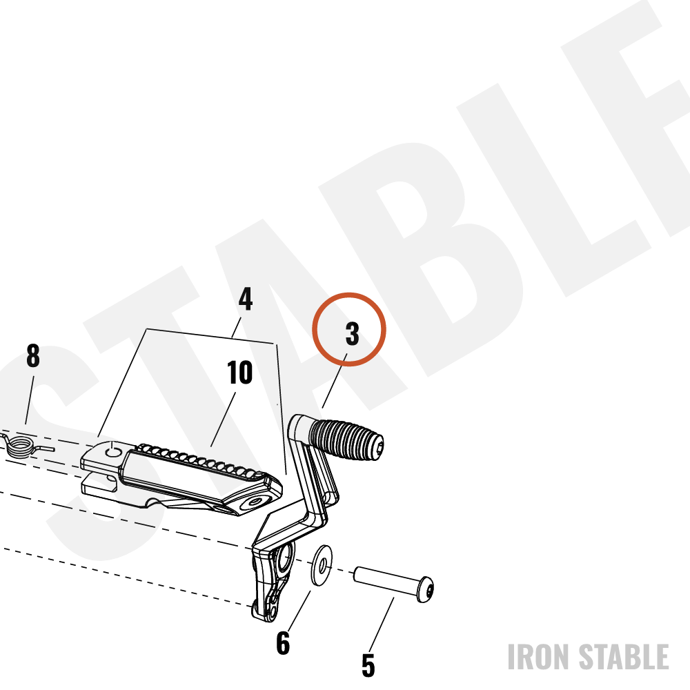 Harley-Davidson Sub-Assembly, Shf Lvr, Rdr