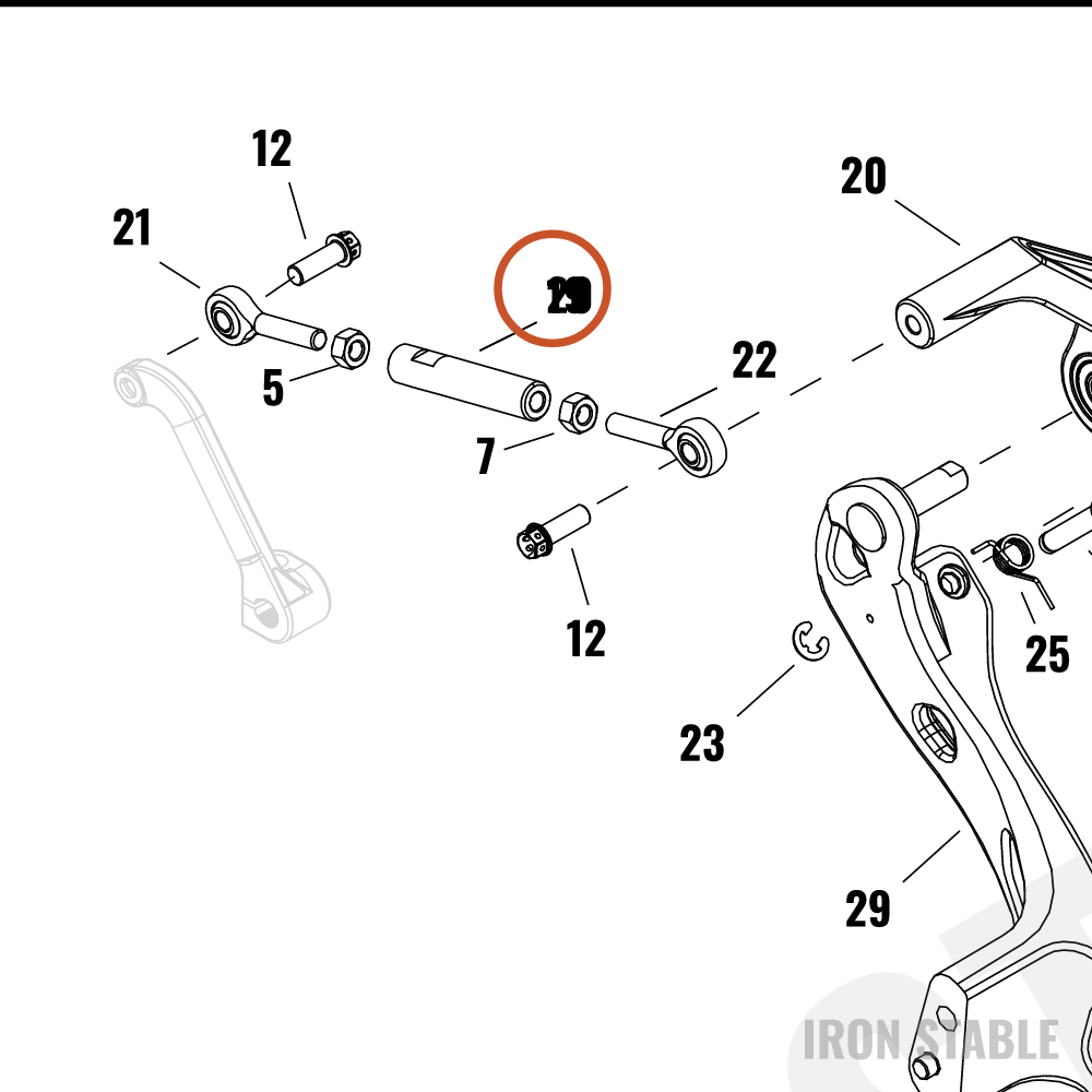 Harley-Davidson Rod, Shf Lkge Conn, Mid